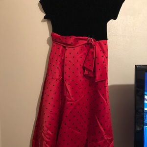 Black and Red girl’s dress